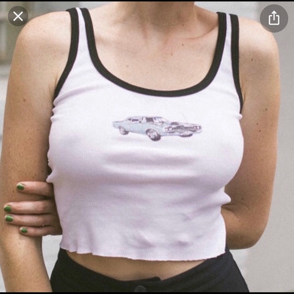 New w/o tag brandy melville aleena graphic tank